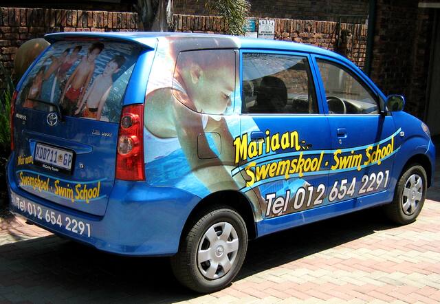 Mariaan Swim School transport vehicle