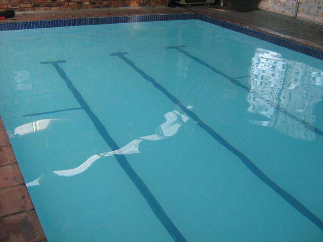 Indoor pool lanes