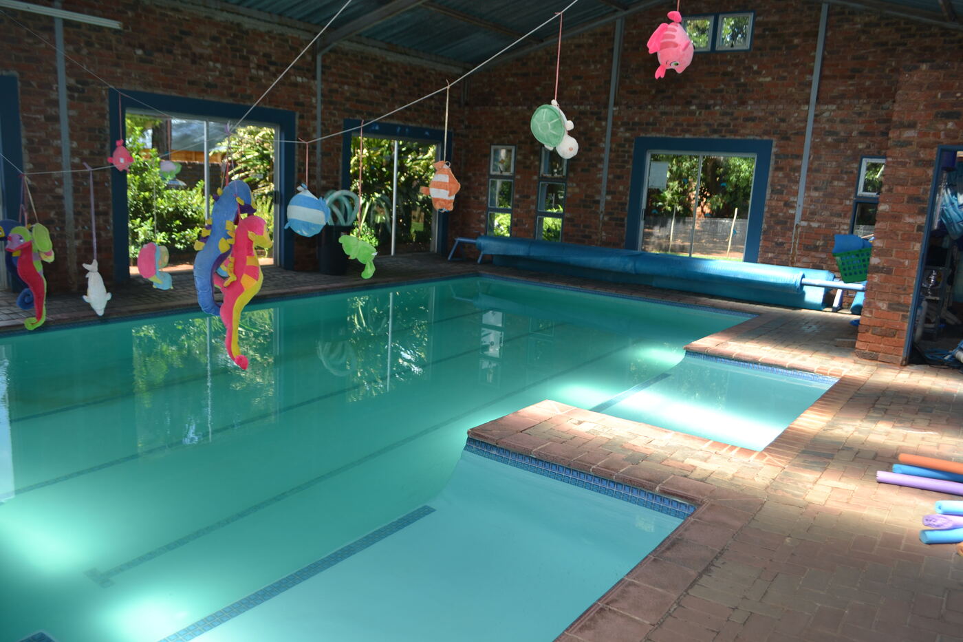 The indoor heated pool at Mariaan Swim School